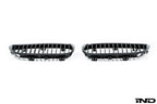 iND e9x m3 matte black front grille set - iND Distribution