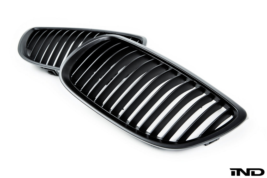 iND e9x m3 matte black front grille set - iND Distribution