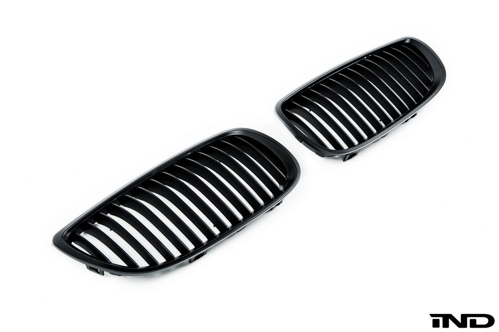 iND e9x m3 matte black front grille set - iND Distribution