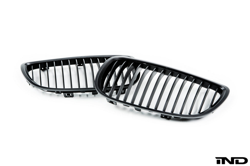 iND e9x m3 matte black front grille set - iND Distribution
