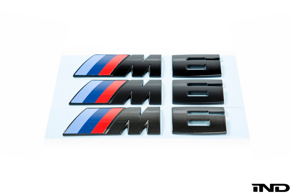 iND f06 f12 f13 m6 painted trunk emblem - iND Distribution