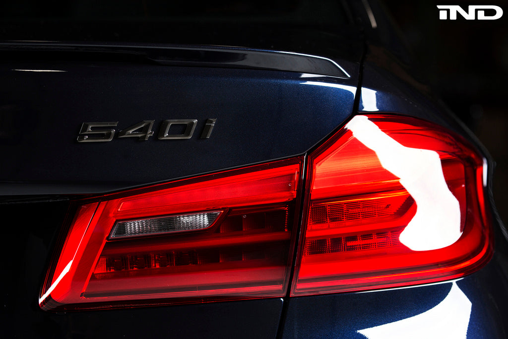 iND g30 540i painted trunk emblem - iND Distribution