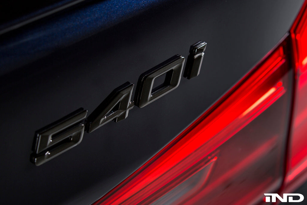 iND g30 540i painted trunk emblem - iND Distribution