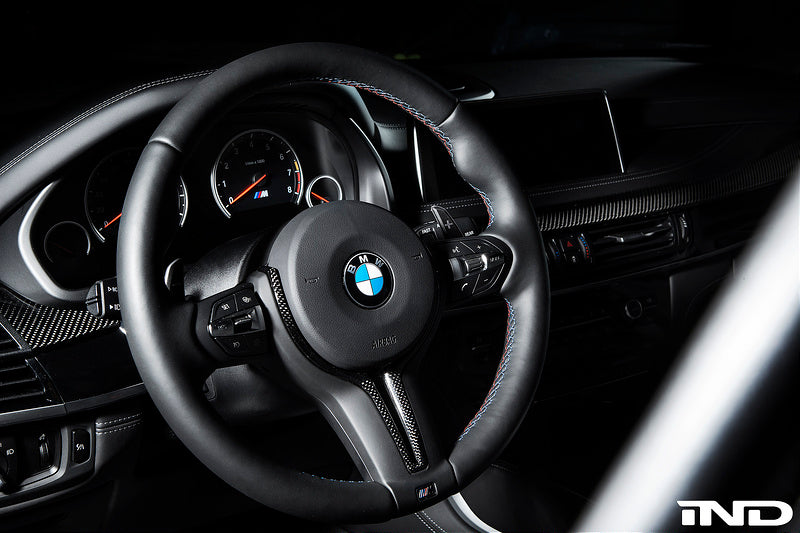 iND carbon fiber steering wheel trim - iND Distribution