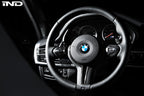 iND carbon fiber steering wheel trim - iND Distribution