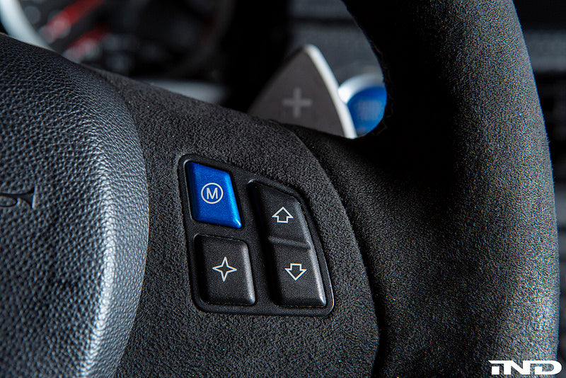 iND e9x m3 polar blue m steering wheel button 1 - iND Distribution