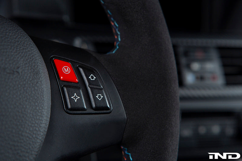 iND e9x m3 red m steering wheel button - iND Distribution