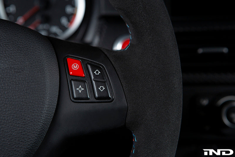 iND e9x m3 red m steering wheel button - iND Distribution