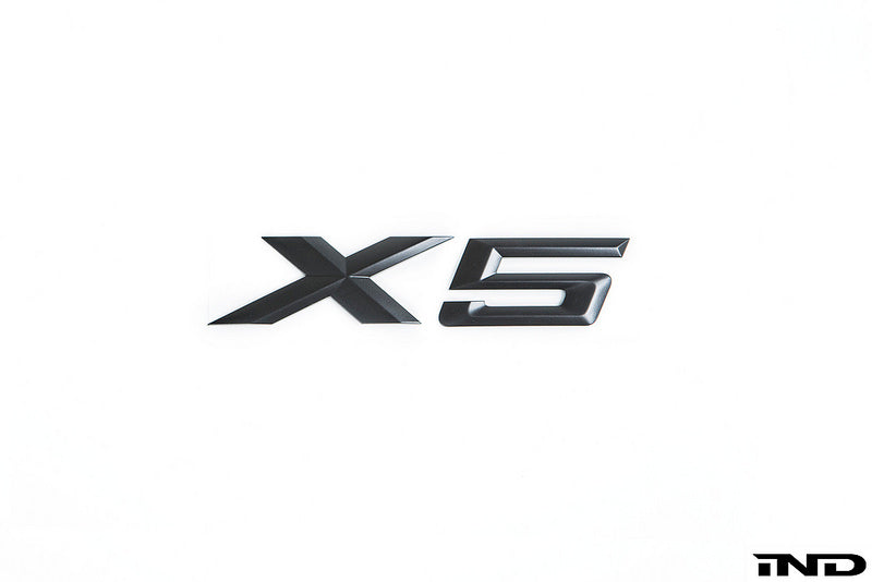 iND f15 x5 painted trunk emblem - iND Distribution