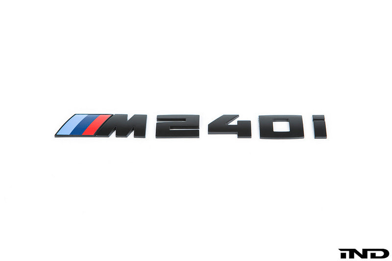 iND f22 m235i m240i painted trunk emblem - iND Distribution
