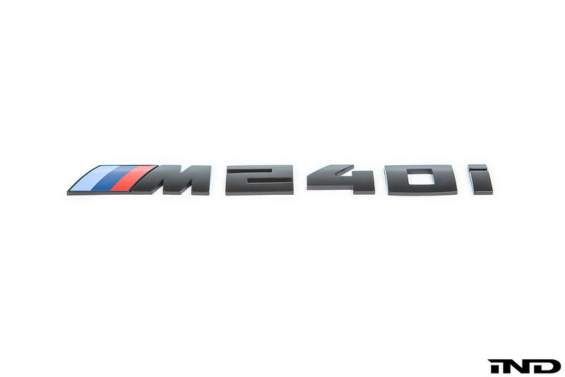 iND f22 m235i m240i painted trunk emblem - iND Distribution