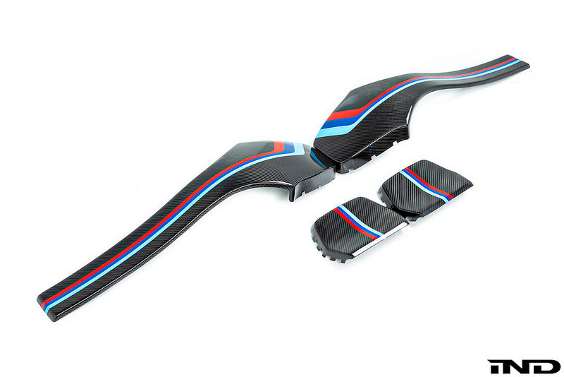 iND f80 m3 f82 m4 painted dry carbon fiber seat back cover set - iND Distribution
