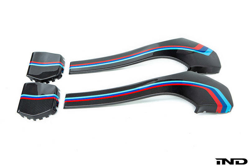 iND f80 m3 f82 m4 painted dry carbon fiber seat back cover set - iND Distribution