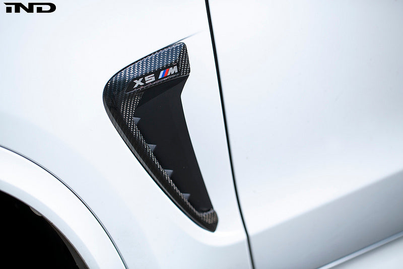 iND f85 x5m carbon fiber side grille set - iND Distribution