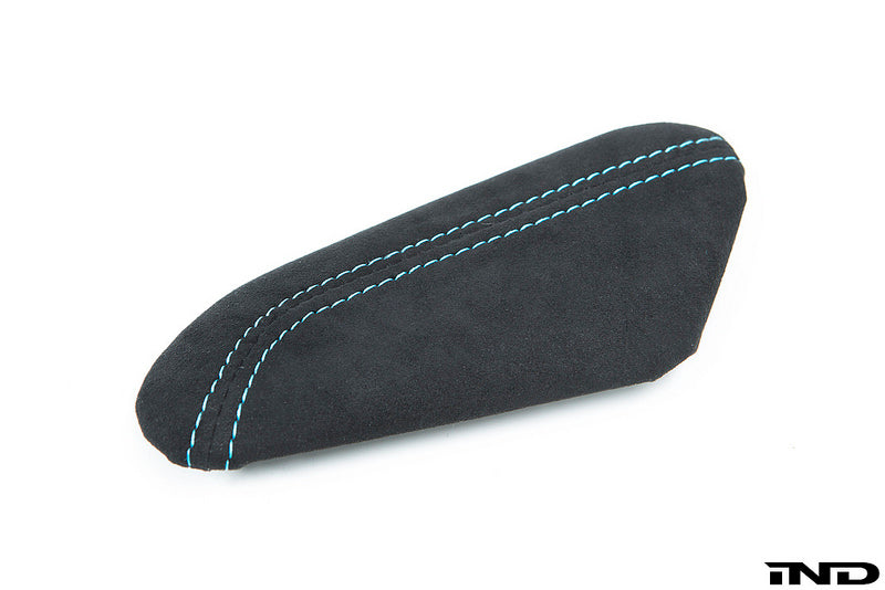 iND f87 m2 polar blue stitched alcantara knee pad - iND Distribution