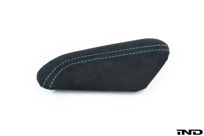iND f87 m2 polar blue stitched alcantara knee pad - iND Distribution