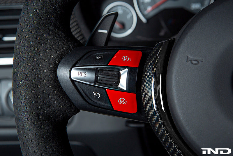 iND f8x m3 m4 red m1 m2 button set - iND Distribution