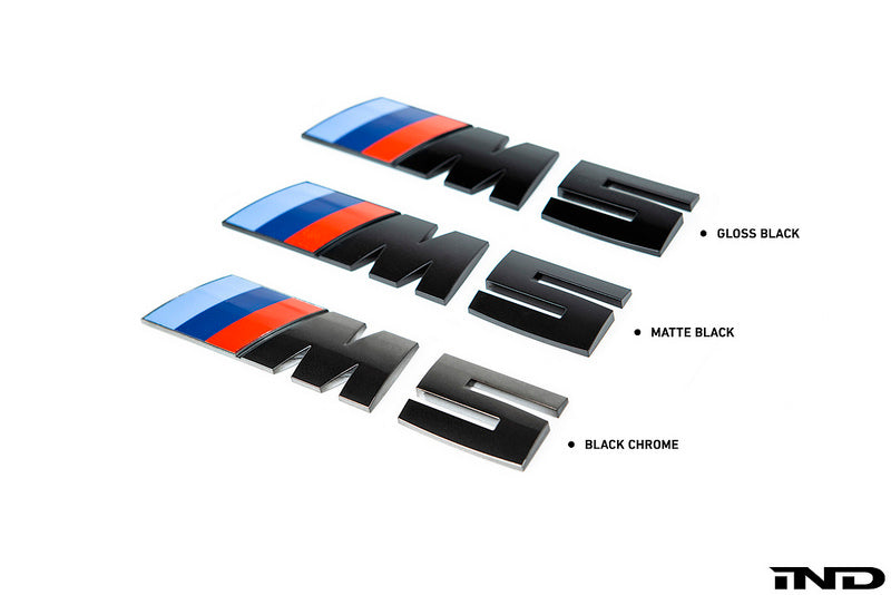 iND f90 m5 painted trunk emblem - iND Distribution