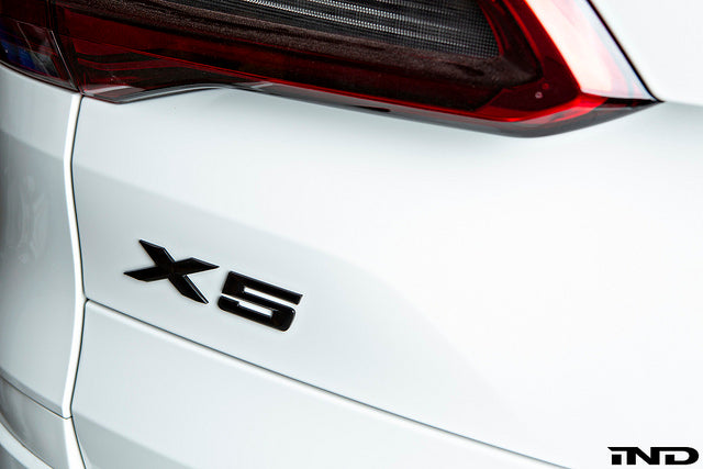 iND g05 x5 painted trunk emblem - iND Distribution