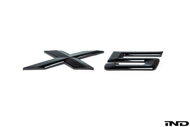 iND g05 x5 painted trunk emblem - iND Distribution