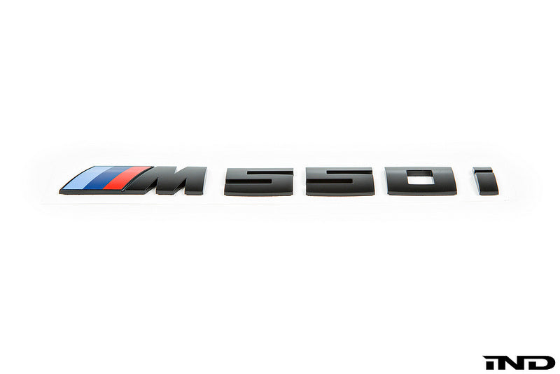 iND g30 m550i painted trunk emblem - iND Distribution
