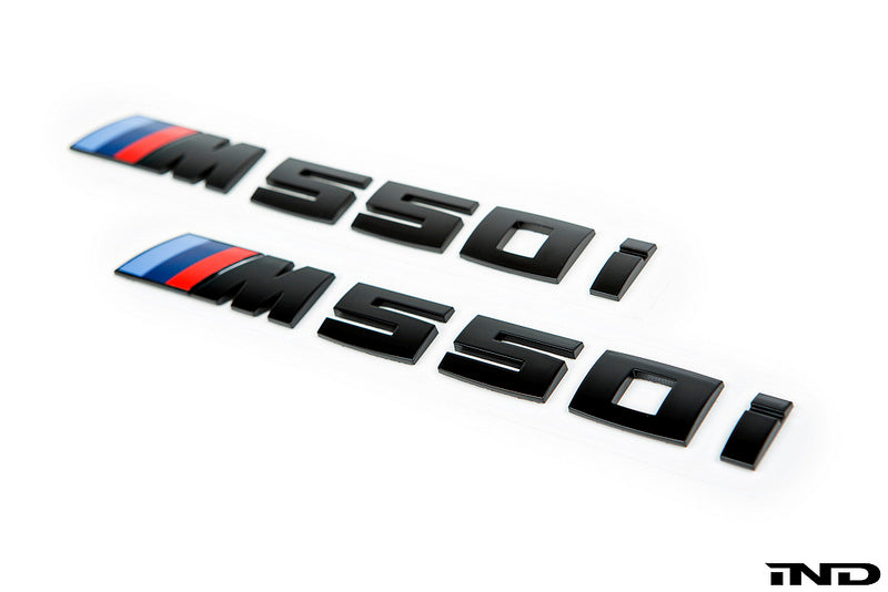 iND g30 m550i painted trunk emblem - iND Distribution