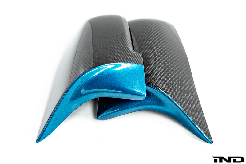 ind painted m inspired dry carbon mirror cover set - iND Distribution