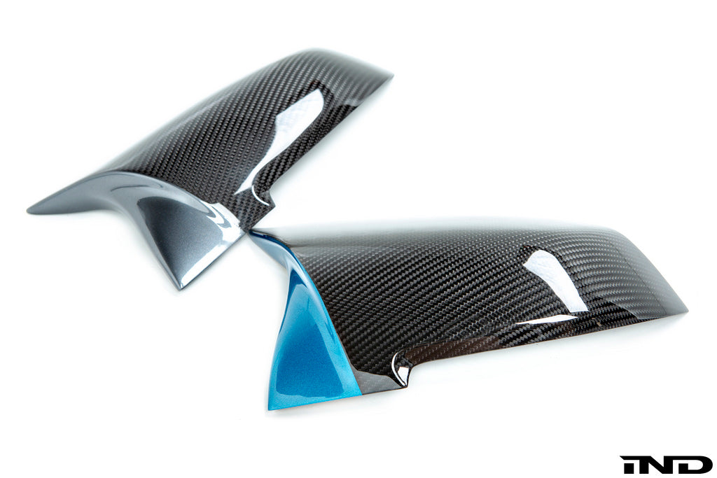 ind painted m inspired dry carbon mirror cover set - iND Distribution