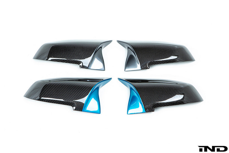 ind painted m inspired dry carbon mirror cover set - iND Distribution