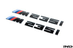 iND f22 m235i m240i painted trunk emblem - iND Distribution
