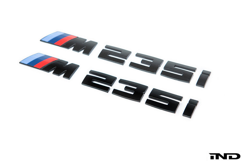 iND f22 m235i m240i painted trunk emblem - iND Distribution