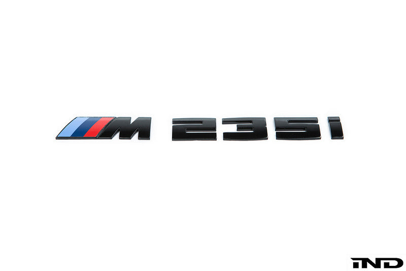 iND f22 m235i m240i painted trunk emblem - iND Distribution