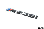 iND f22 m235i m240i painted trunk emblem - iND Distribution