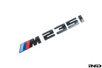 iND f22 m235i m240i painted trunk emblem - iND Distribution