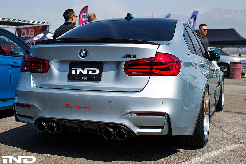 BMW OEM f80 m3 gloss black competition package trunk emblem - iND Distribution