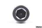 MMX Performance magnetic differential oil drain plug for BMW, black anodized finish, M22x1.5 thread, automotive performance part