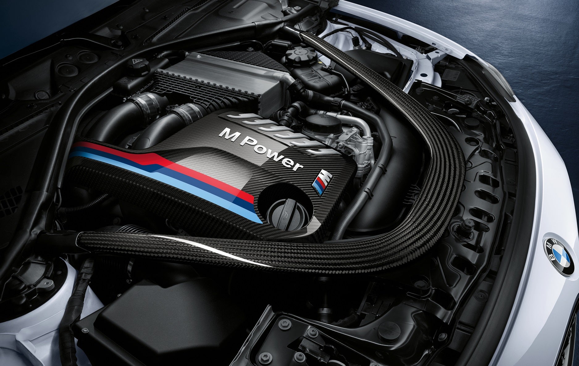 BMW m Performance f8x m3 m4 carbon fiber engine cover - iND Distribution
