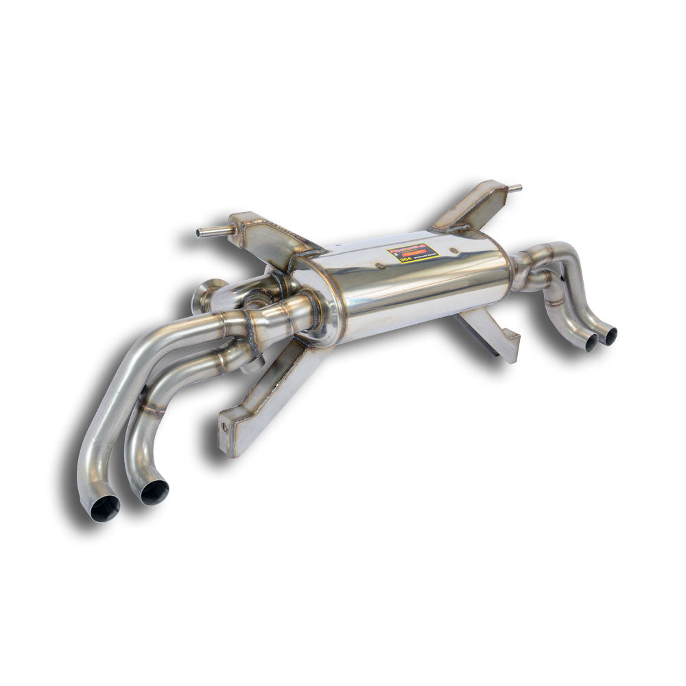 Supersprint AUDI R8 Coupè Rear Exhaust With Valves Right - Left 4 Exits(Deletes The Stock, Secondary Catalytics - Fits To The Stock Endpipes)-8,5 Kg