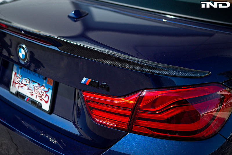 BMW OEM f82 m4 gloss black competition package trunk emblem - iND Distribution