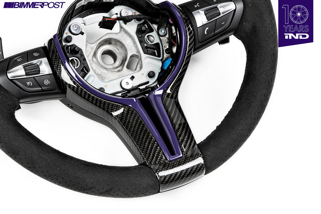 BMW m Performance gloss carbon steering wheel trim - iND Distribution