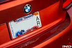 iND painted license plate frame - iND Distribution