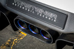 Vorsteiner 458 italia carbon rear bumper with diffuser and exhaust tips - iND Distribution