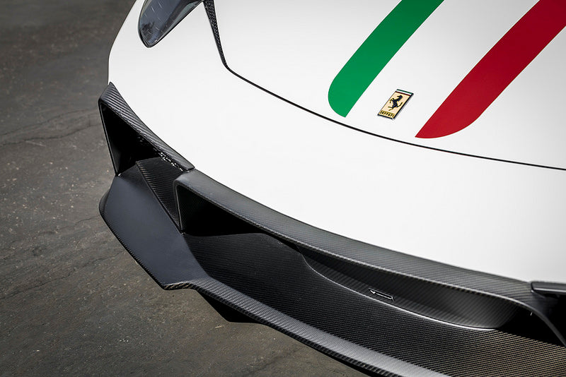 Vorsteiner 458 italia carbon front bumper with lower splitter - iND Distribution