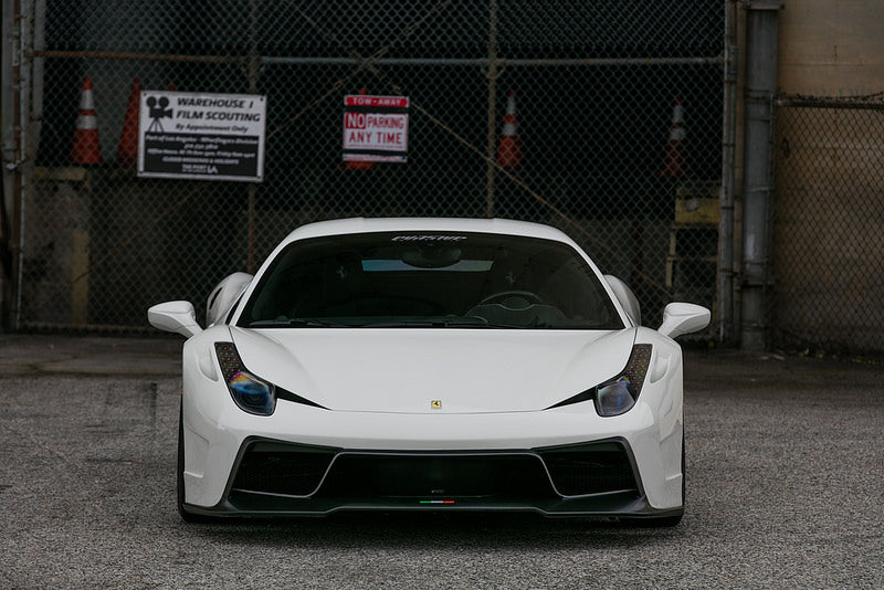 Vorsteiner 458 italia carbon front bumper with lower splitter - iND Distribution