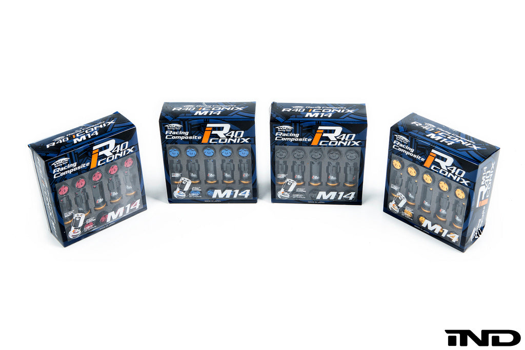 Project Kics iconix r40 capped racing lug nut set - iND Distribution